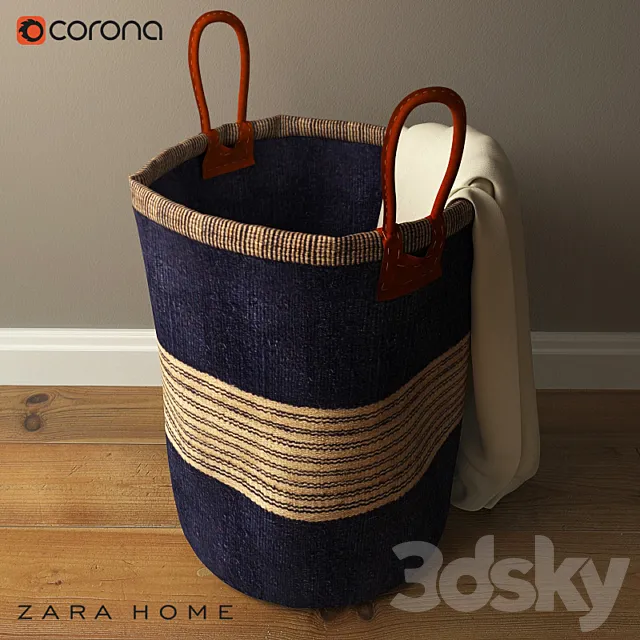 Shopping stripes with handles ZARAHOME 3DModel