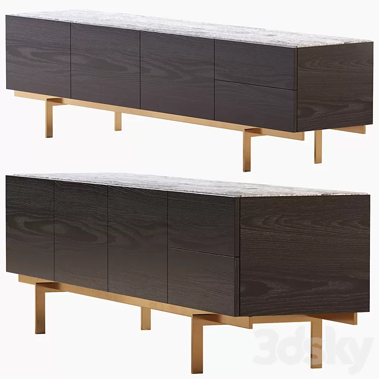 Shoreline Sideboard by MT Studio for Modern Times 2018 Australia 3D Model