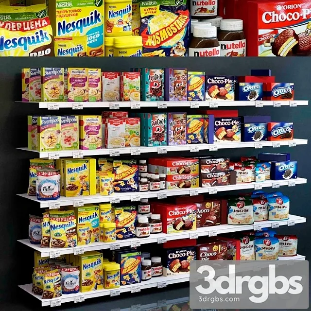 Showcase 007. products 3D Model Free