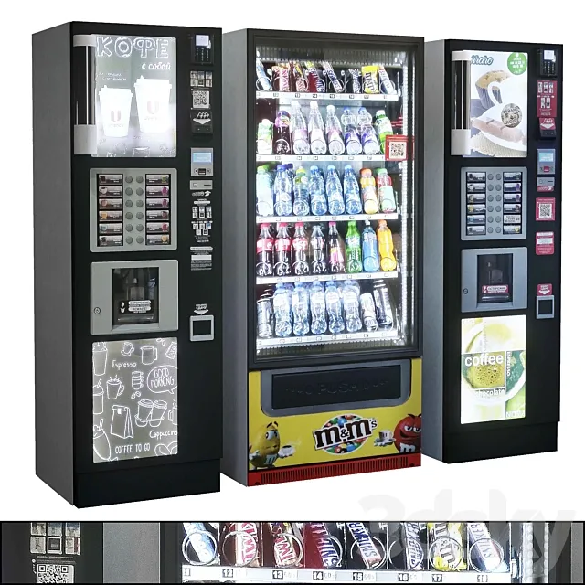 Showcase 013. Vending machine 3DModel