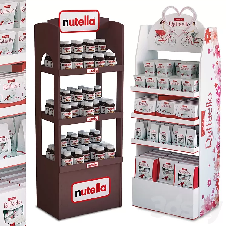 Showcase 020. Raffaello Nutella 3D Model