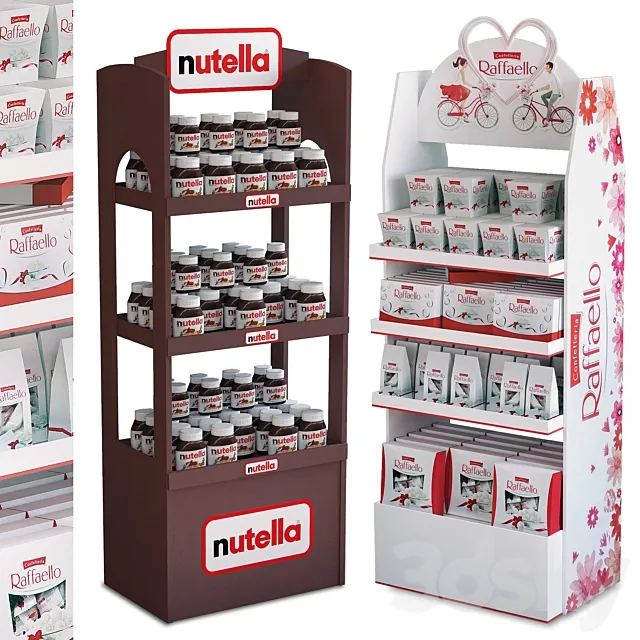 Showcase 020. Raffaello Nutella 3D Model