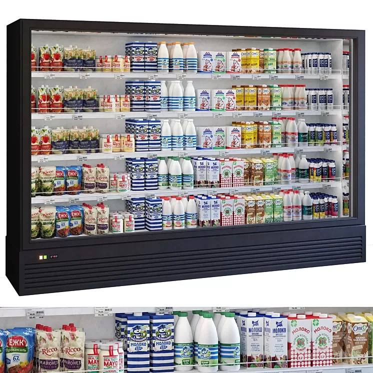 Showcase 042 Milk 3D Model Free Download