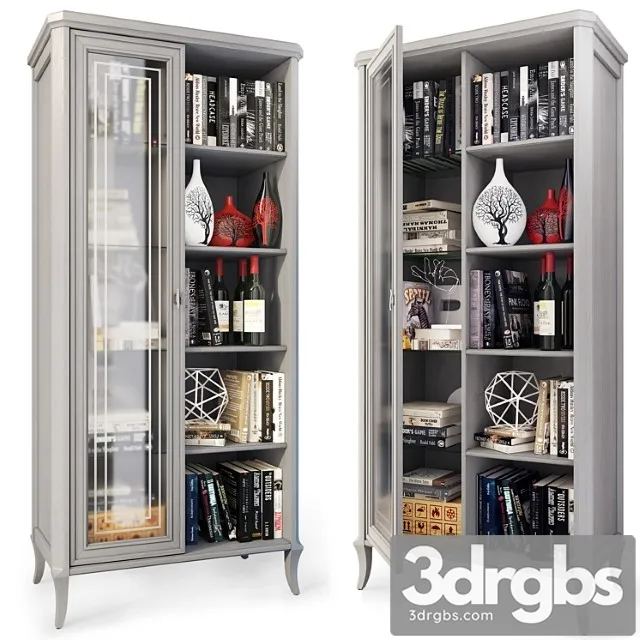 Showcase Bookcase by Angstrem 3D Model Free