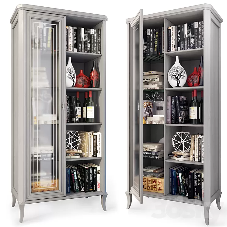 Showcase bookcase by Angstrem 3D Model