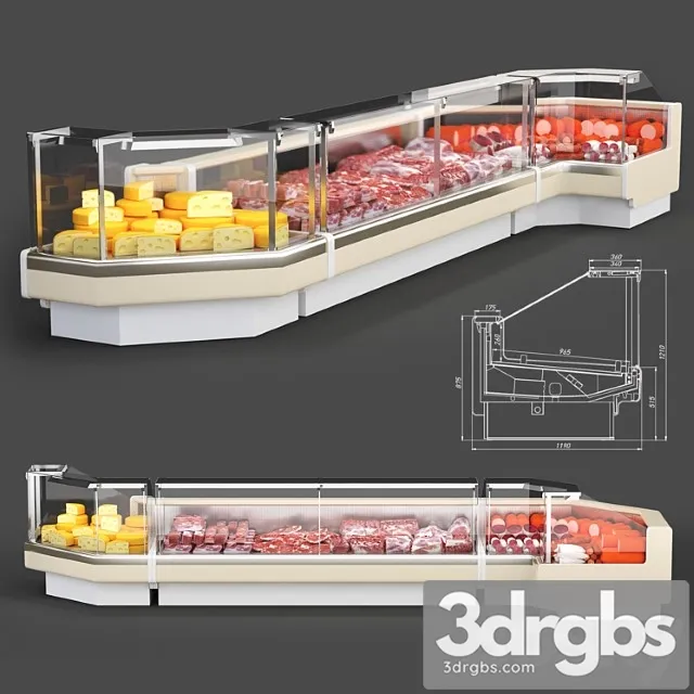 Showcase brandford aurora sq 3D Model Free