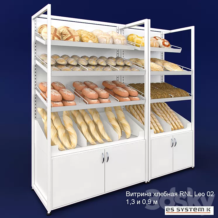 Showcase Bread Leo02 3D Model