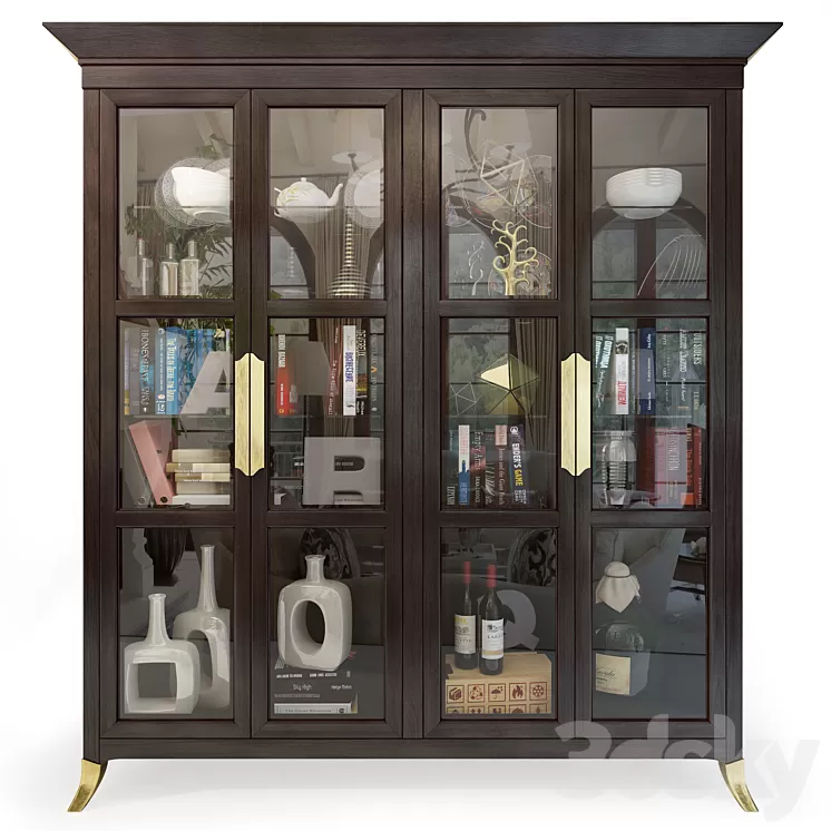 Showcase Capricci. Cabinet by Prestige 3D Model