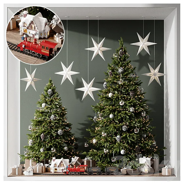 Showcase of the Toy Store "For the Competition" 3D Model