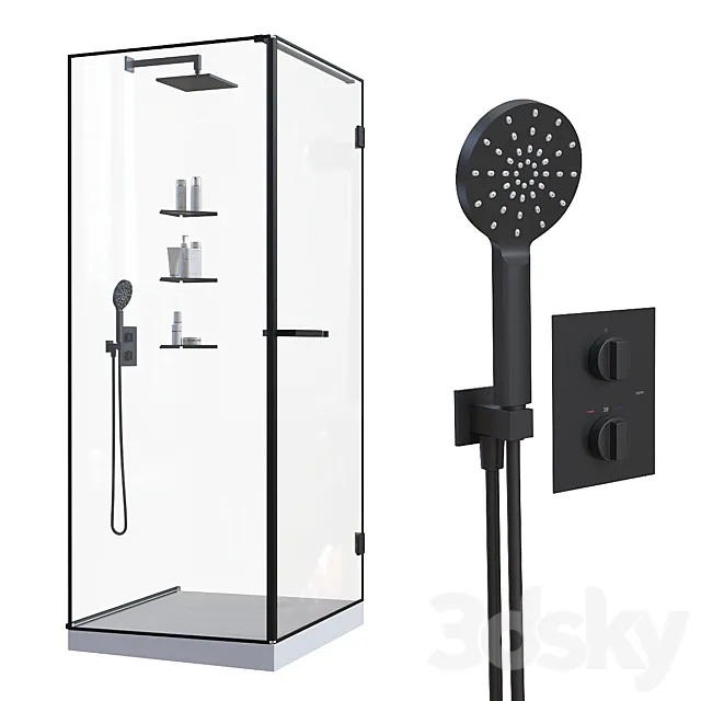 Shower cabin 3D Model