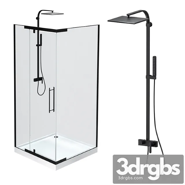 Shower Cabin Devit Tsomfort Fen 2123 3D Model Free