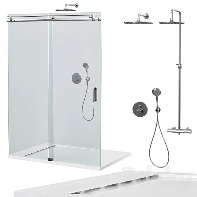 Shower cabin GABIA 3D Model