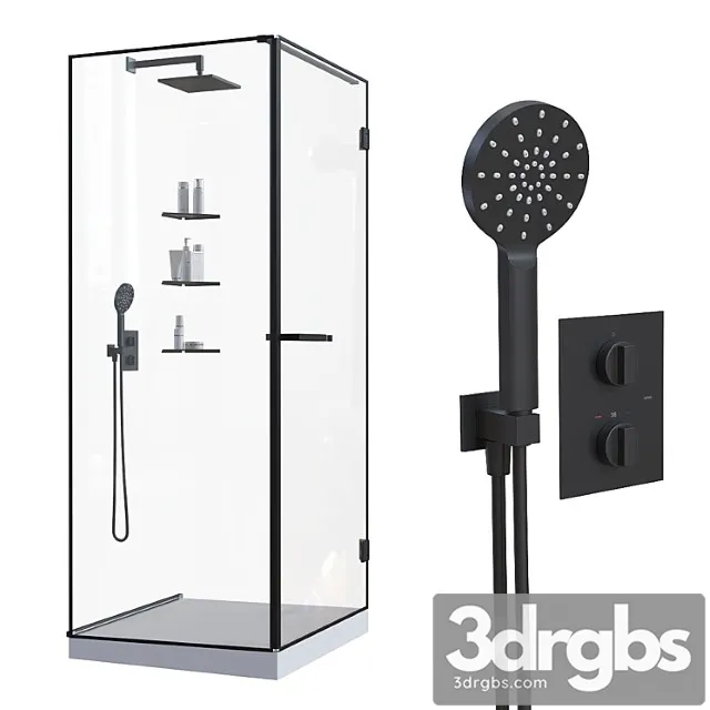 Shower Cabin Shover Tsabin 3D Model Free