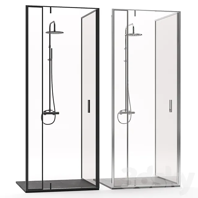 Shower cabin with shower system from Carlo Frattini Free Download