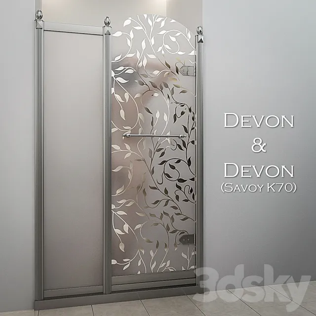Shower enclosure Devon & Devon Savoy K70 3DModel
