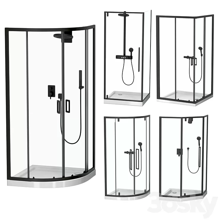 Shower enclosures by RGW set