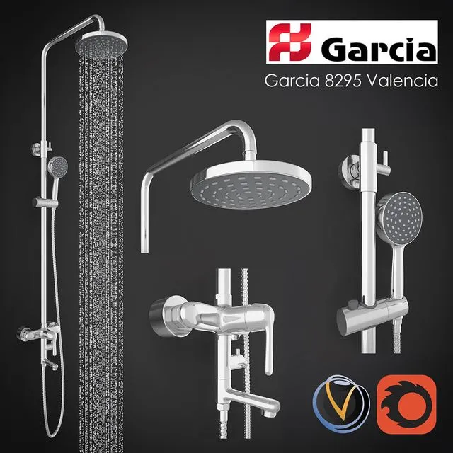 Shower-Garcia Valencia 8295 3D Model