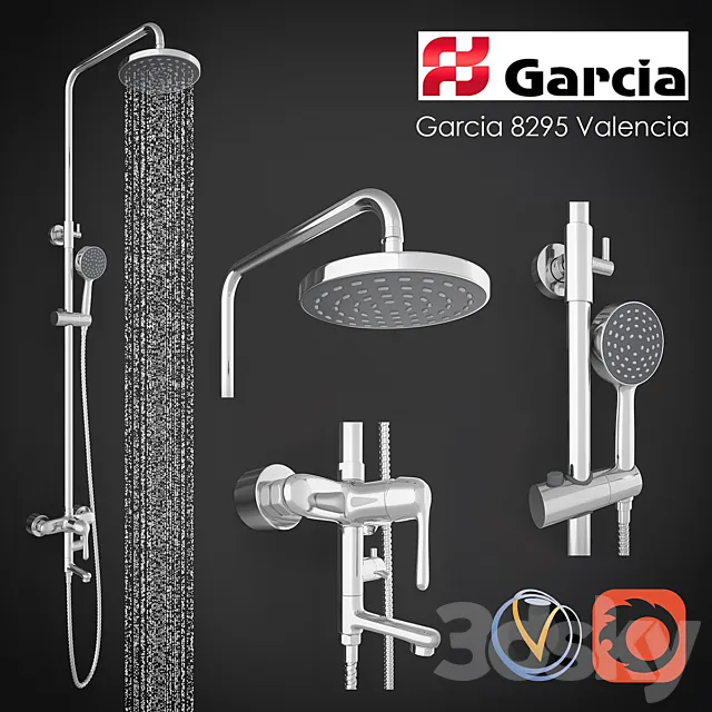 Shower-Garcia Valencia 8295 3D Model