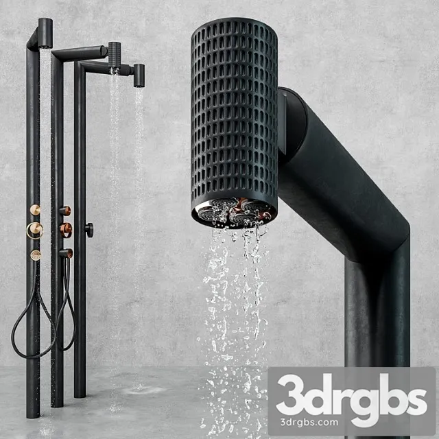 Shower Gessi Outdoor Wellness g01 3D Model Free