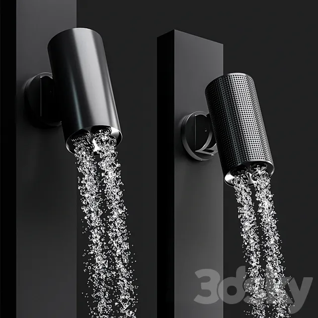 Shower Gessi Outdoor Wellness G02 3D Model