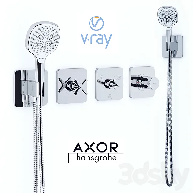 Shower Hansgrohe Axor 3DModel