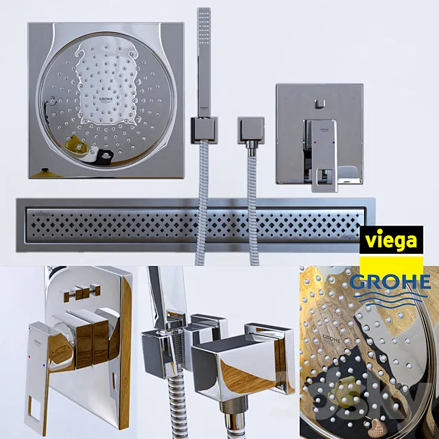 Shower mixer GROHE Euphoria Cube Free Download