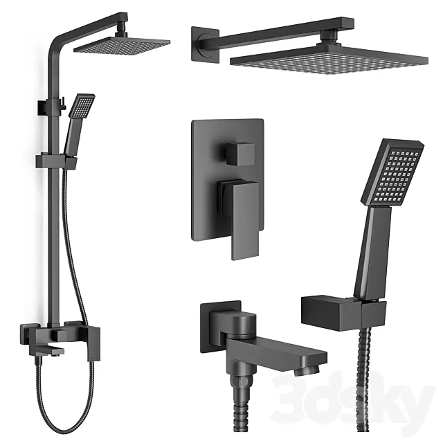 Shower mixer Timo Selene 3DModel