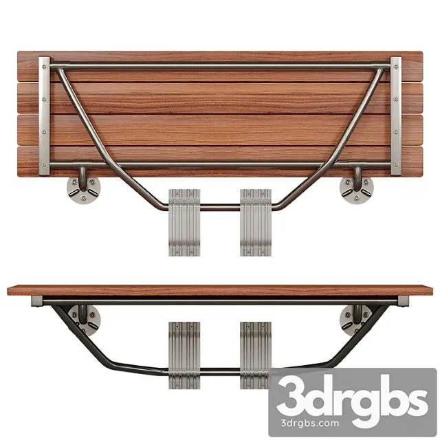 Shower Seat Clevr 3D Model Free