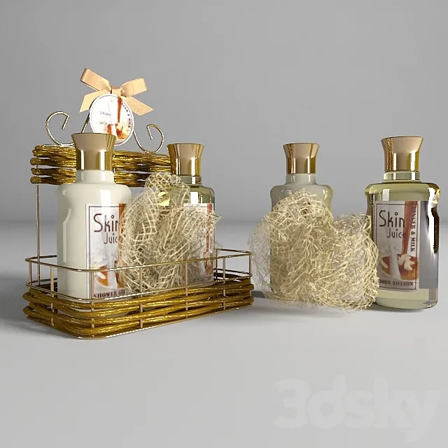 Shower set from Skin Juice 3D Model