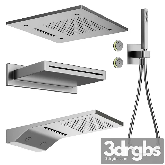 Shower Set Viva Lusso Spring Part1 3D Model Free