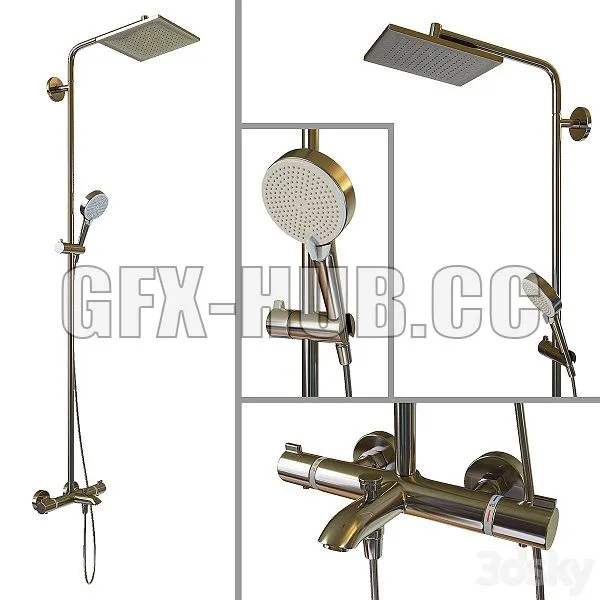 SHOWER STAND Hansgrohe Crometta 3D Model