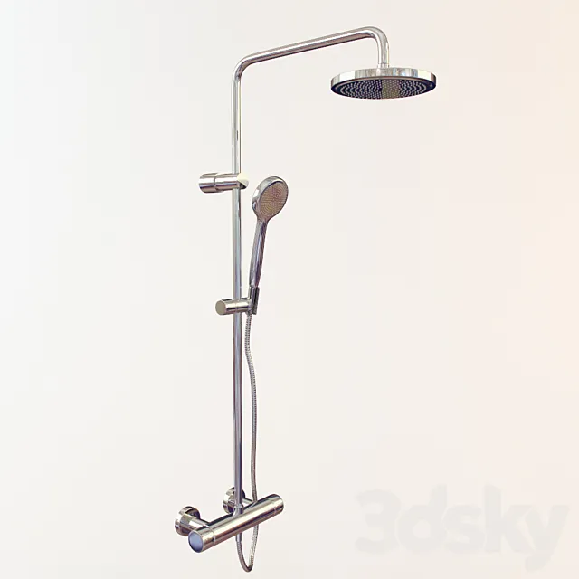 Shower system Kludi 6609505-00 3DModel