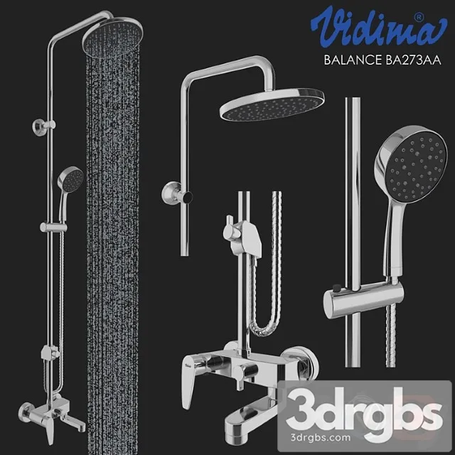 Shower Vidima Balance BA AA 270 3D Model Free