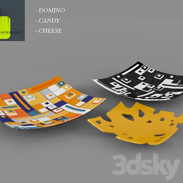 Shtylyuk interiors decorative plates 3DModel