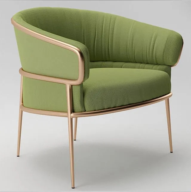 SHU-YING Fabric easy chair 3D Model