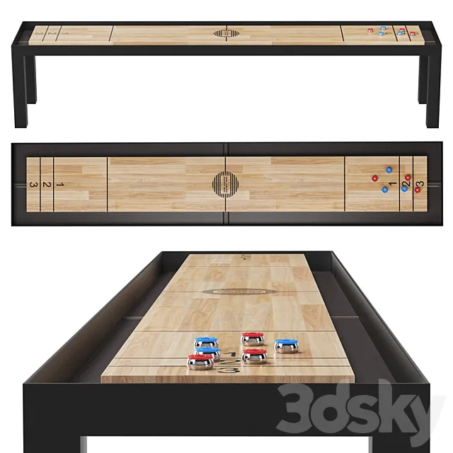 Shuffleboard Parsons 3D Model