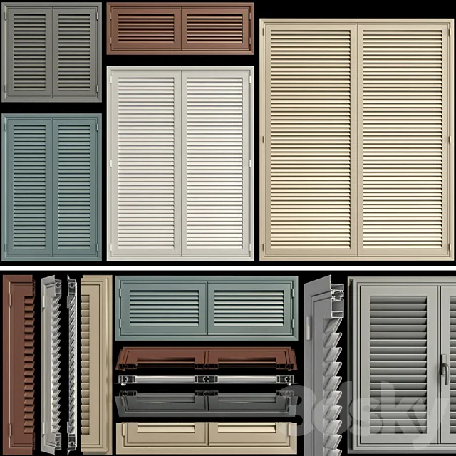 Shutter system for windows and doors Free Download