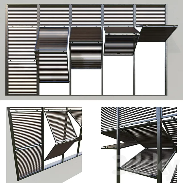 Shutters 7 3D Model