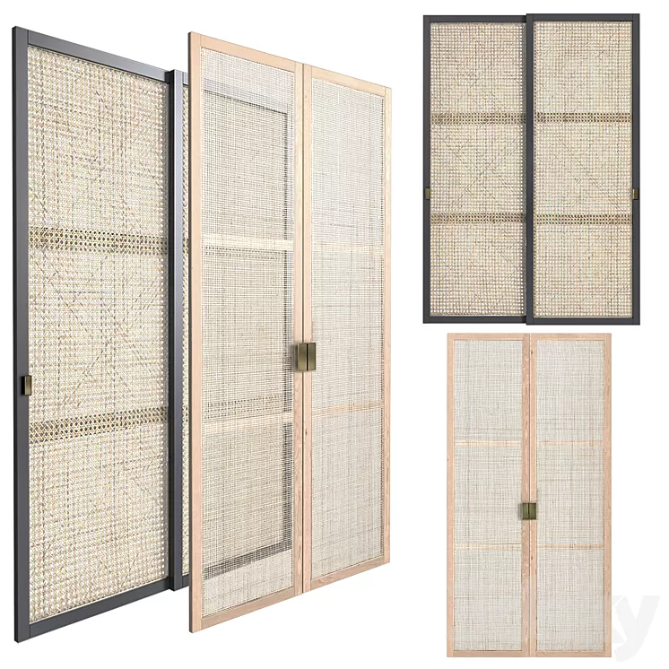 Shutters door 3D Model