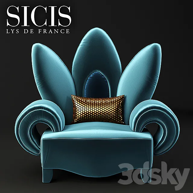 SICIS Lys de France 3DModel