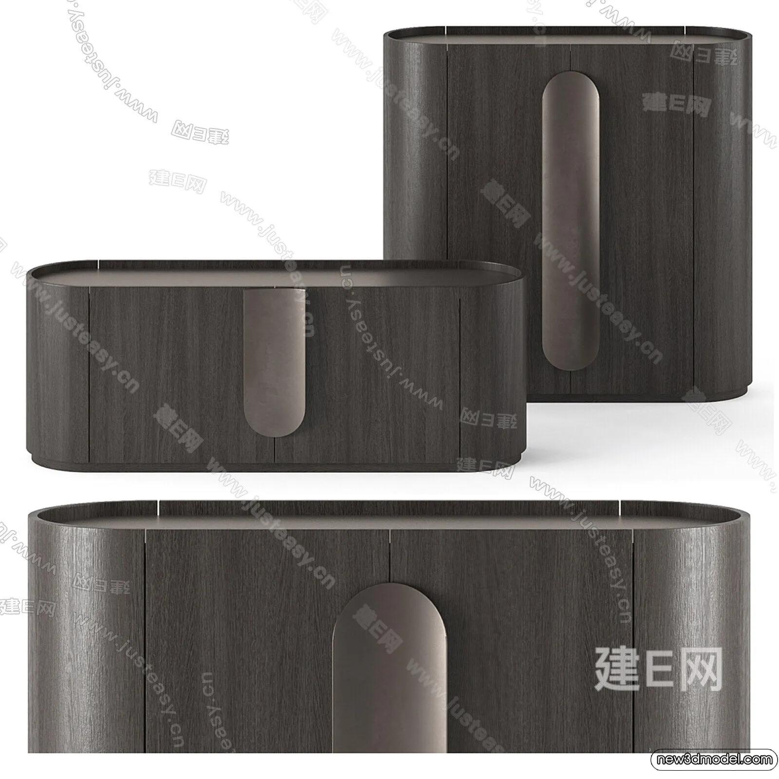 Side Cabinet and Racks - 3D Models for Interior - 094