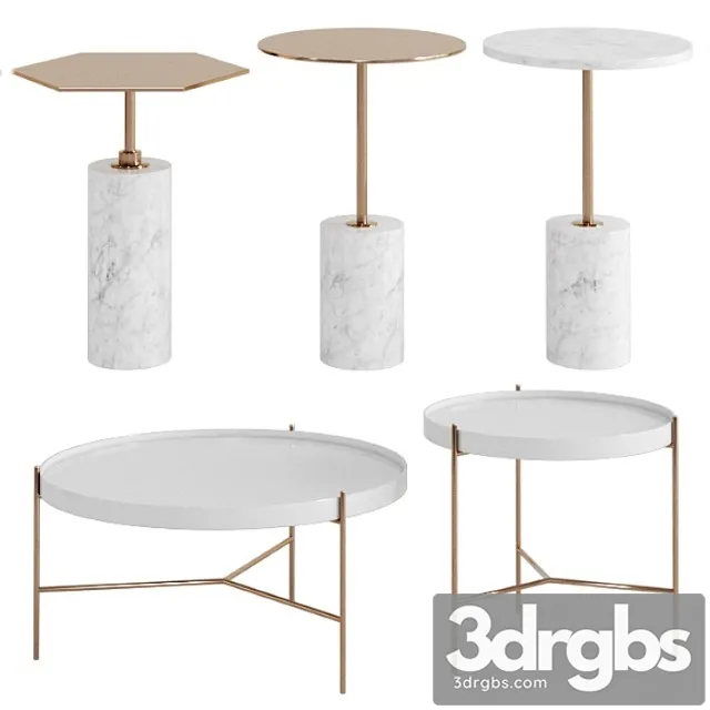 Side & coffee tables set 2 Free Download