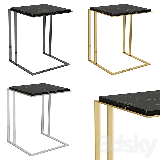 Side Table Cocktail Eichholtz Collections 3D Model