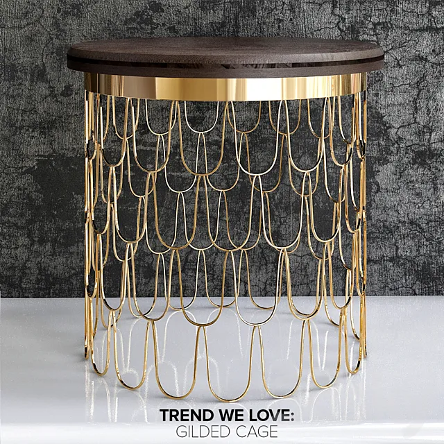 Side table luxury_3 3DModel