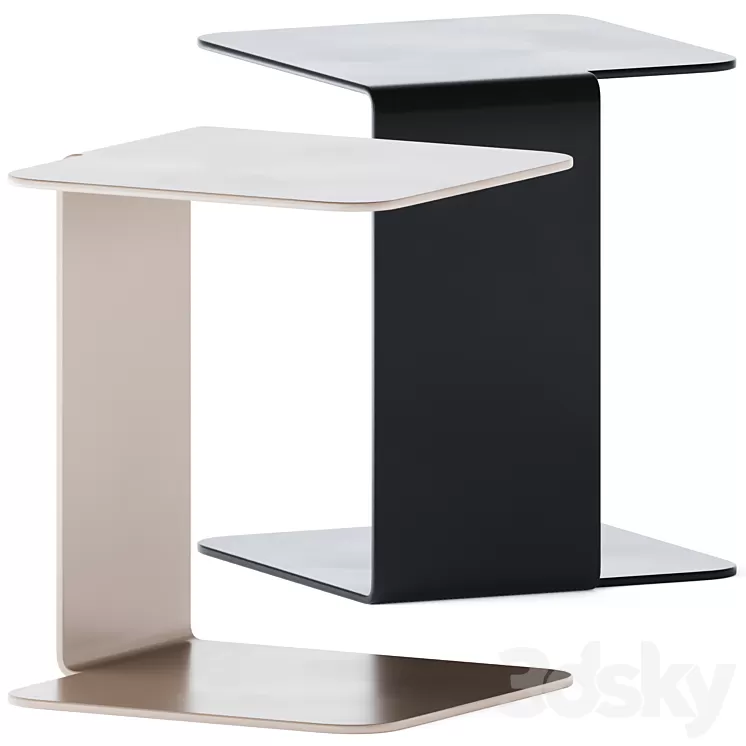 Side Table Shell by Sovet italia 3D Model