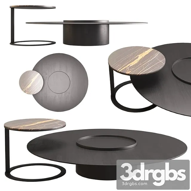 Side table tethys by living divani 2 3D Model Free