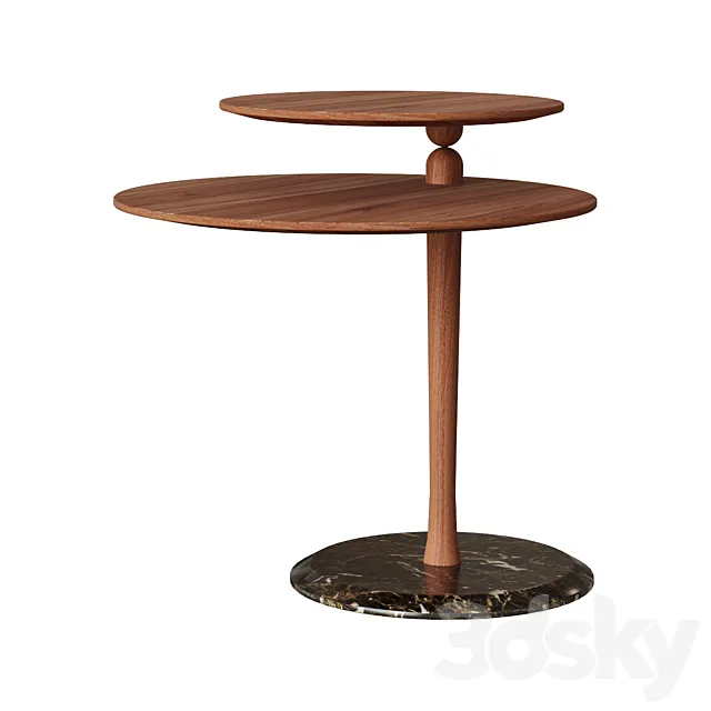 Side table Vaiven walnut Free Download
