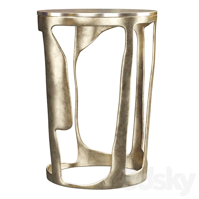 Side table Vincenzo De Cotiis DC1511 _ Round metal table Free Download