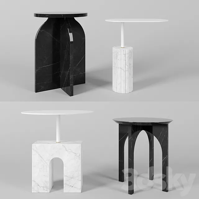 Side tables by Aparentment 3DModel
