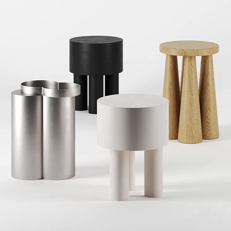 Side tables by Garde shop 3D Model